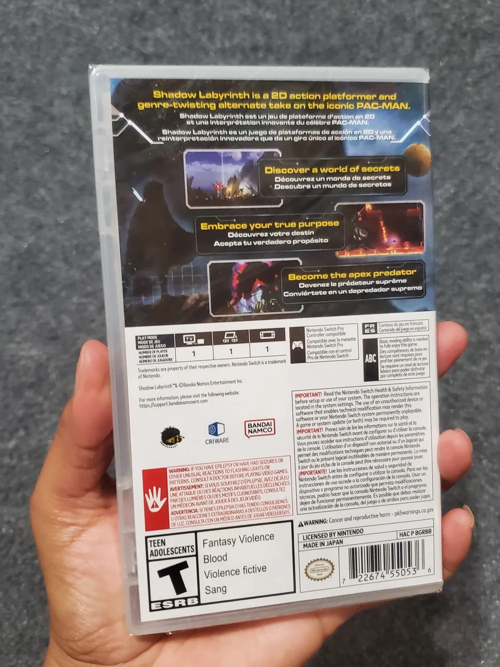 Shadow Labyrinth Standard Edition - Nintendo Switch Brand NEW Fantasy Video Game